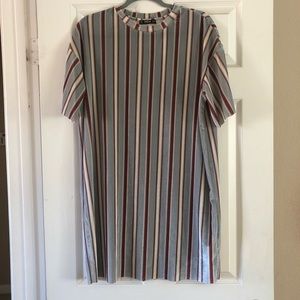 Velvet T-shirt dress
